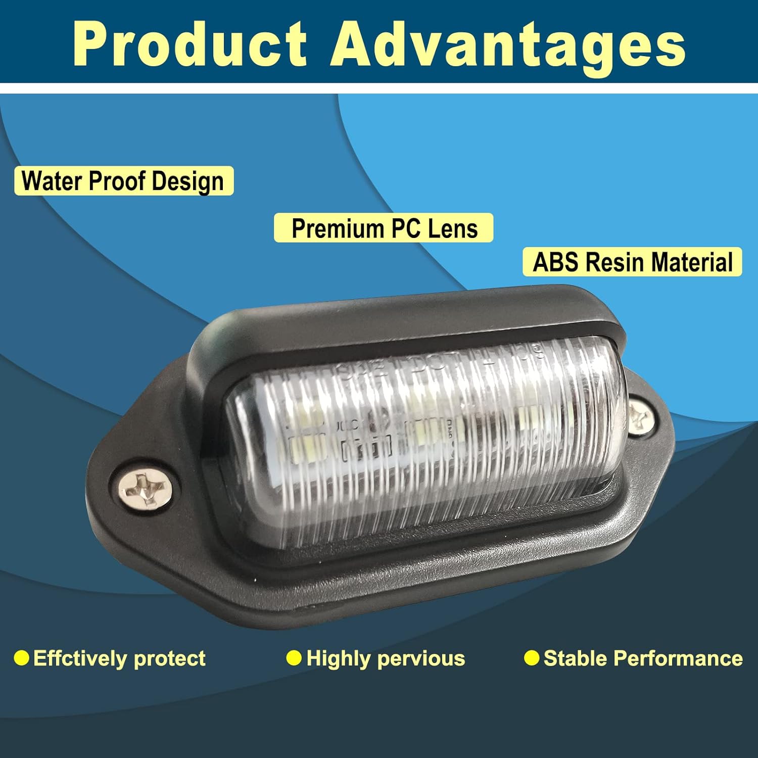 6smd – Luz para placa de matrícula