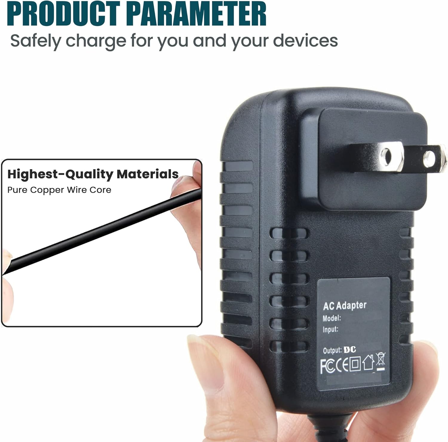5V AC Adapter Power Supply Battery Power Cord Power Cable Netbook Computer Charger for 8 CHUWI V80 Android 4.0 Dual Core Amlogic-8726 MX Tablet PC