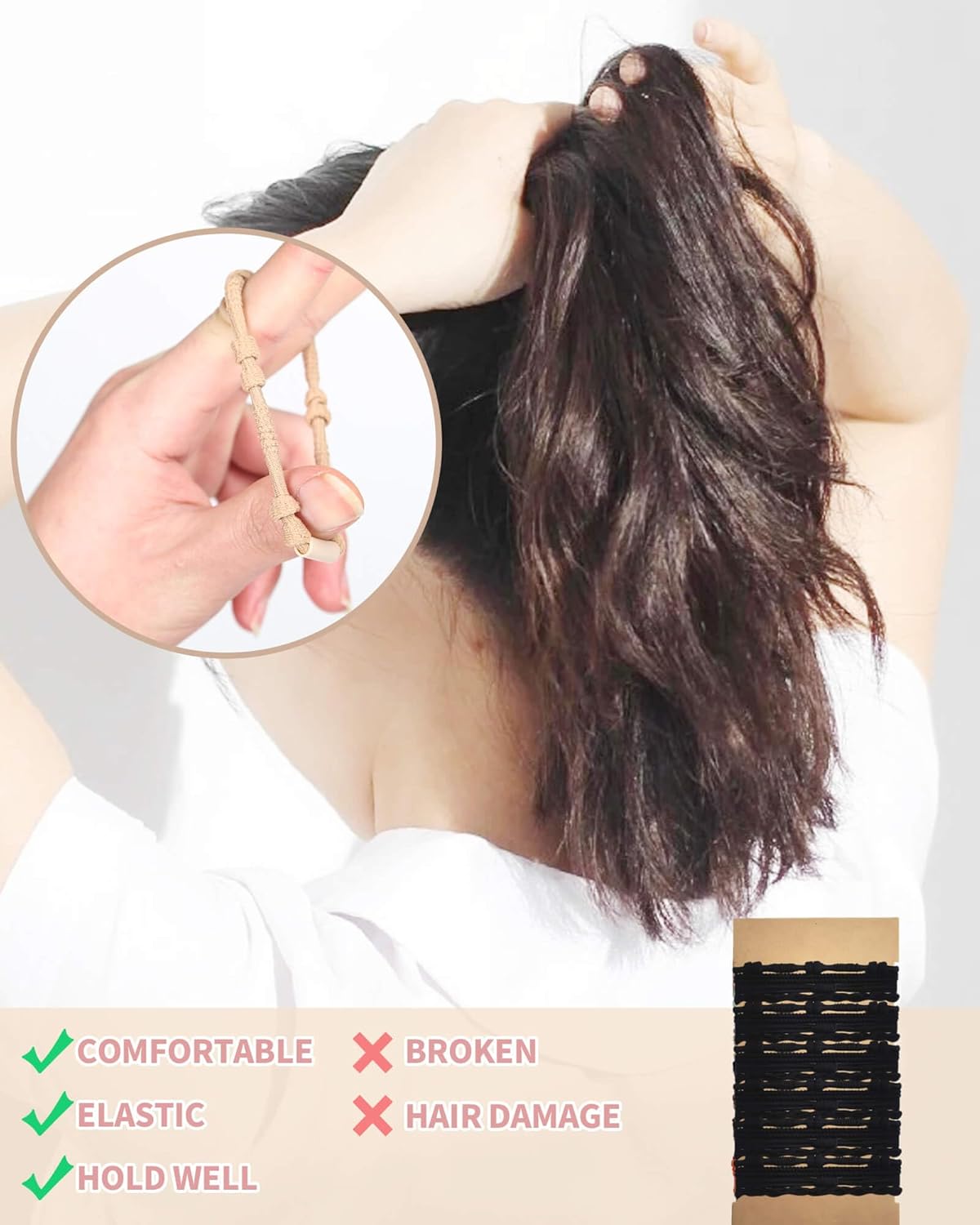 Pulseras bohemias para mujer, 24 piezas, 4 estilos, magníficas pulseras de doble uso y banda para el cabello, suaves y elegantes, accesorios para el