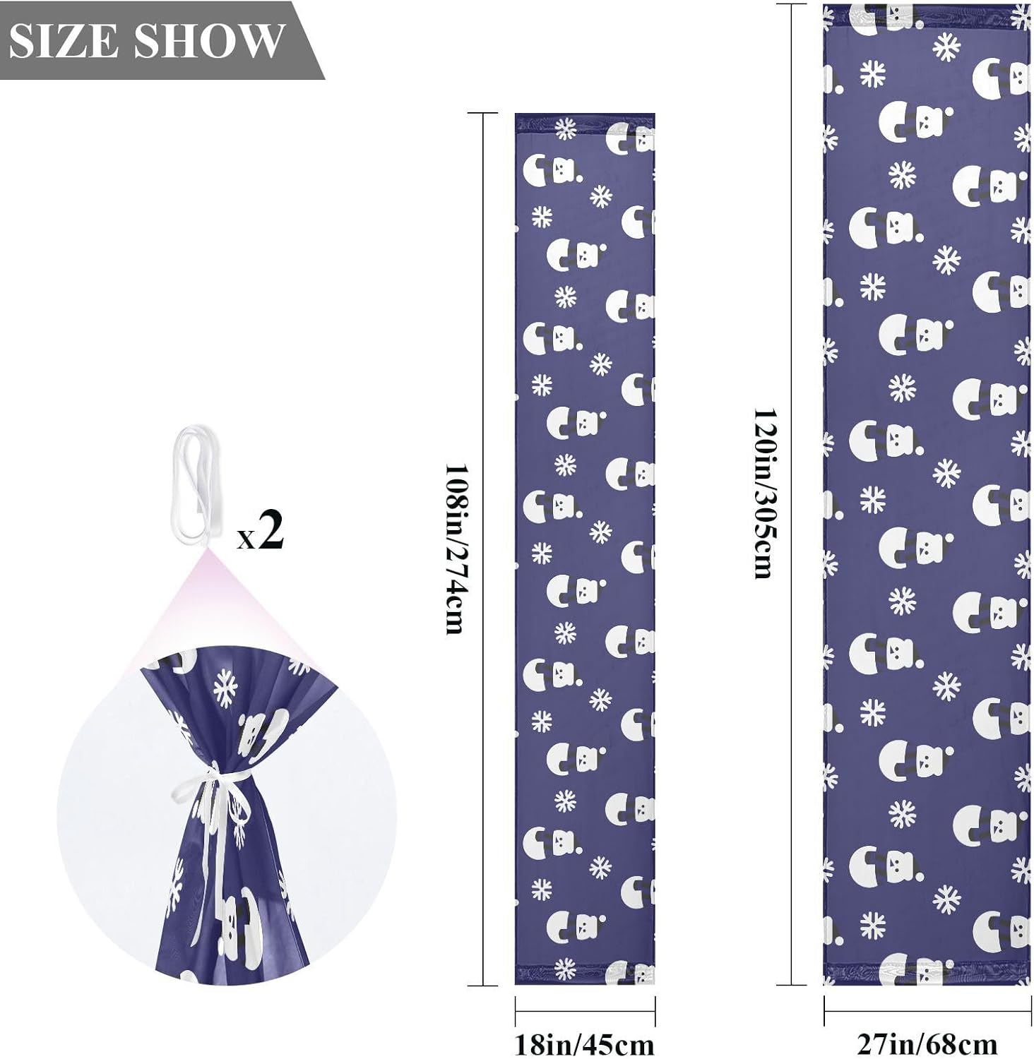 Christmas Snowman Blue Table Runner Fall Table Runners for Desk Decor Christmas Table Runner 120 Inches Long