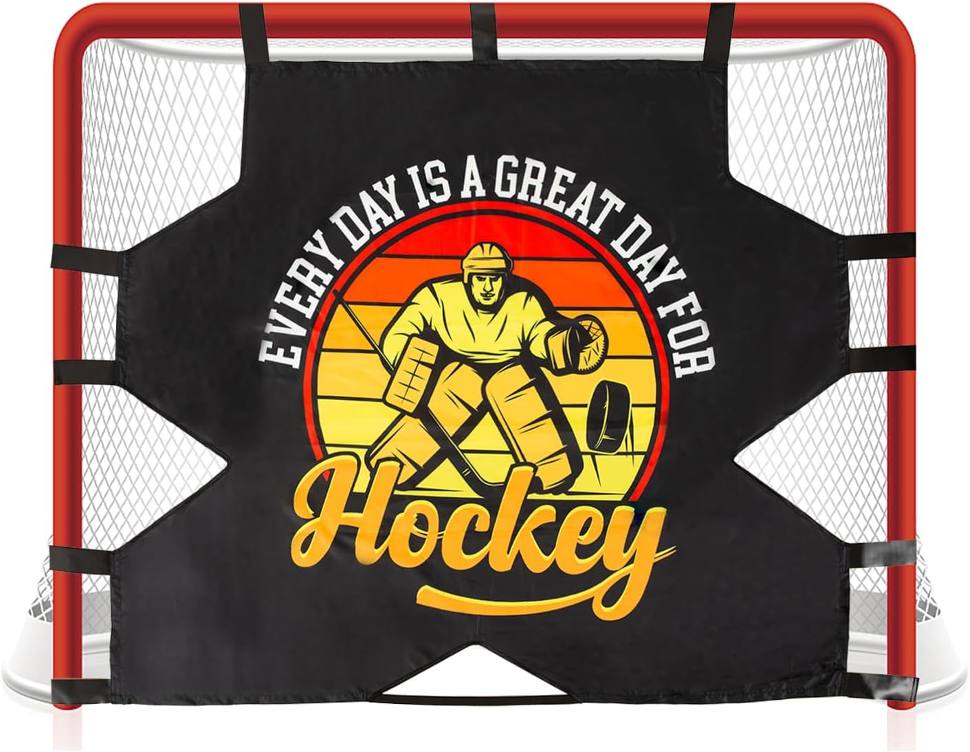 Objetivo de tiro de portero de hockey, objetivo de práctica de gol de hockey de la NHL, objetivo de portero de red de hockey callejero