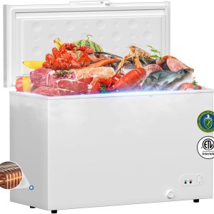 Aplancee Congelador de pecho de 16 pies cúbicos, 2 cestas extraíbles, puerta superior del congelador, 7 controles de temperatura de -13-14, ahorro Aplancee Congelador de pecho de 16 pies cúbicos, 2 cestas extraíbles, puerta superior del congelador, 7 controles de temperatura de -13-14, ahorro