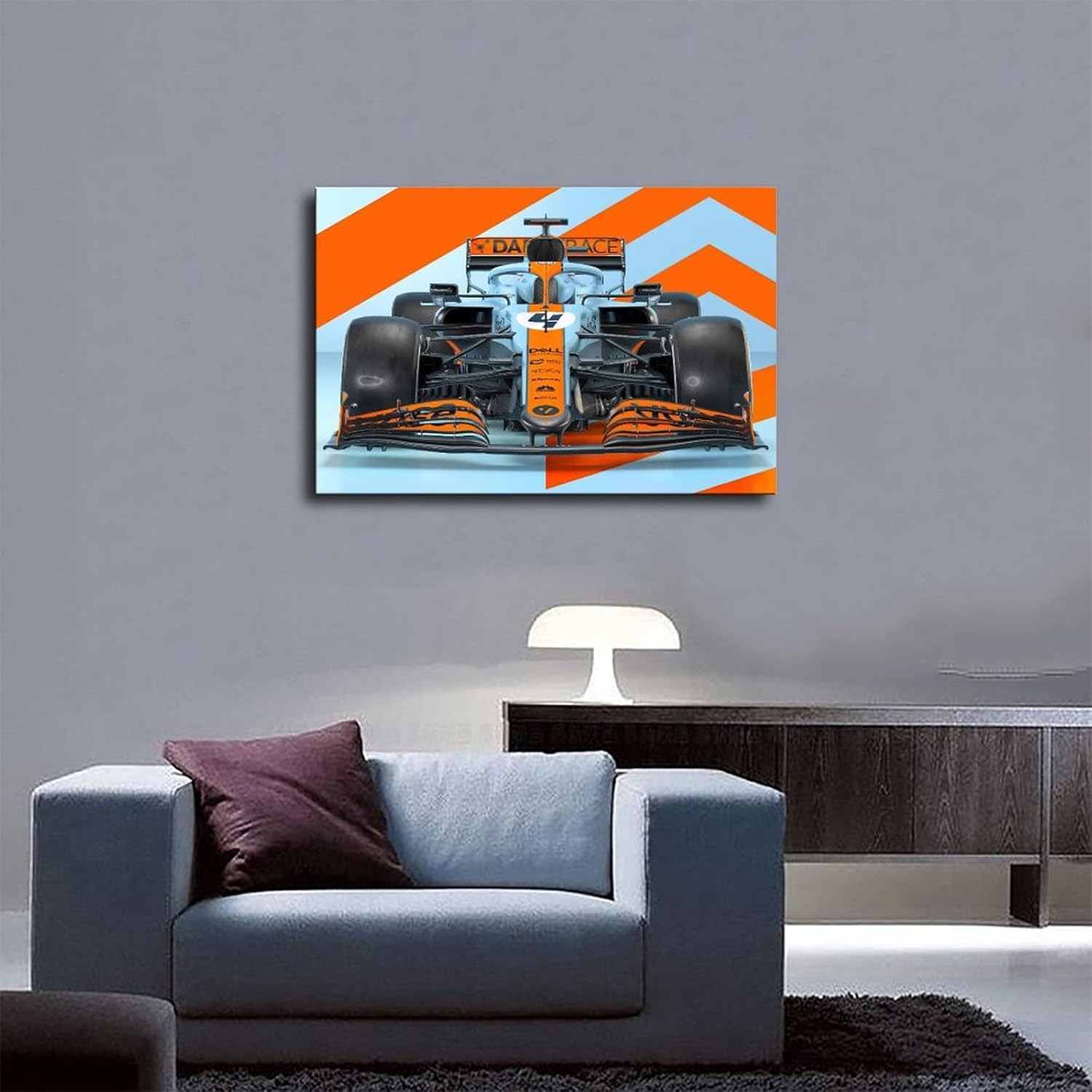 ERWYN Mclaren – Póster formular de una pared F1, pósteres de lona para automóvil, lienzo de pared para habitación de niños, estilo vintage sin