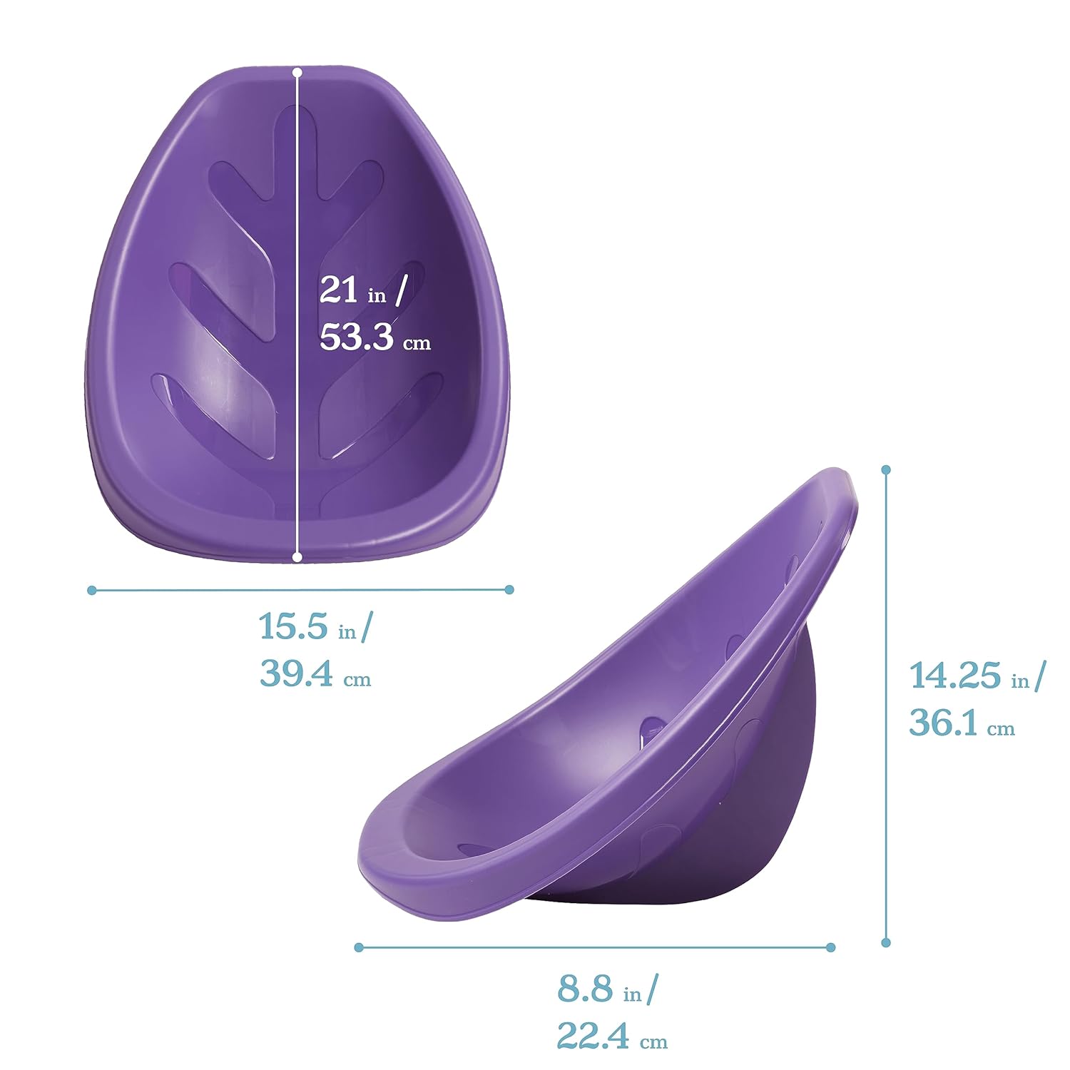 ECR4Kids Asiento de piso Leaf – Silla mecedora, primaria, 6 piezas