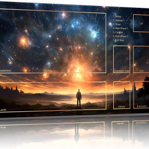 Malqiqi Tapete de juego para MTG, con bolsas de almacenamiento gratis, tapete de juego de 24 x 14 pulgadas, TCG y tapete de juego de mesa para Malqiqi Tapete de juego para MTG, con bolsas de almacenamiento gratis, tapete de juego de 24 x 14 pulgadas, TCG y tapete de juego de mesa para