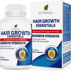 Suplemento Hair Growth Essentials para caída del cabello, tratamiento avanzado para crecimiento del cabello con 29 vitaminas fuertes y nutrientes Suplemento Hair Growth Essentials para caída del cabello, tratamiento avanzado para crecimiento del cabello con 29 vitaminas fuertes y nutrientes