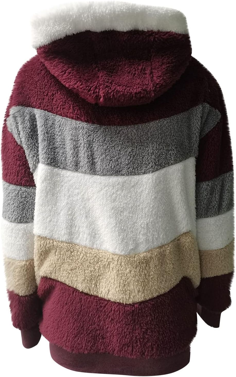 Attine Chaquetas para mujer, talla grande, de piel sintética, abrigo de invierno grueso y cálido, chaqueta Sherpa con cremallera completa con