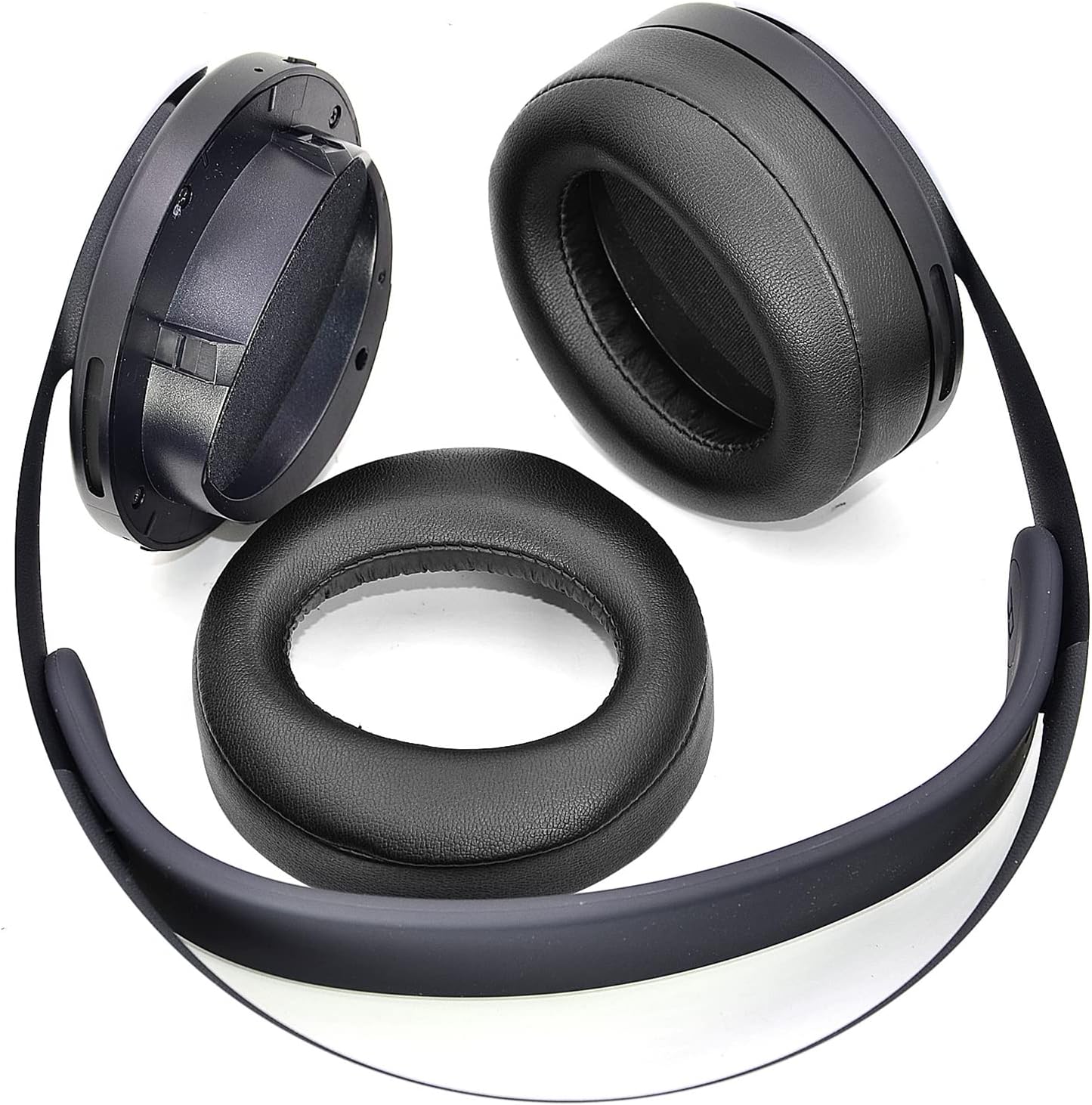 LICHIFIT 1 par cojín almohadillas auriculares manga orejera cuero esponja reemplazo para PS5 pulso inalámbrico 3D auriculares