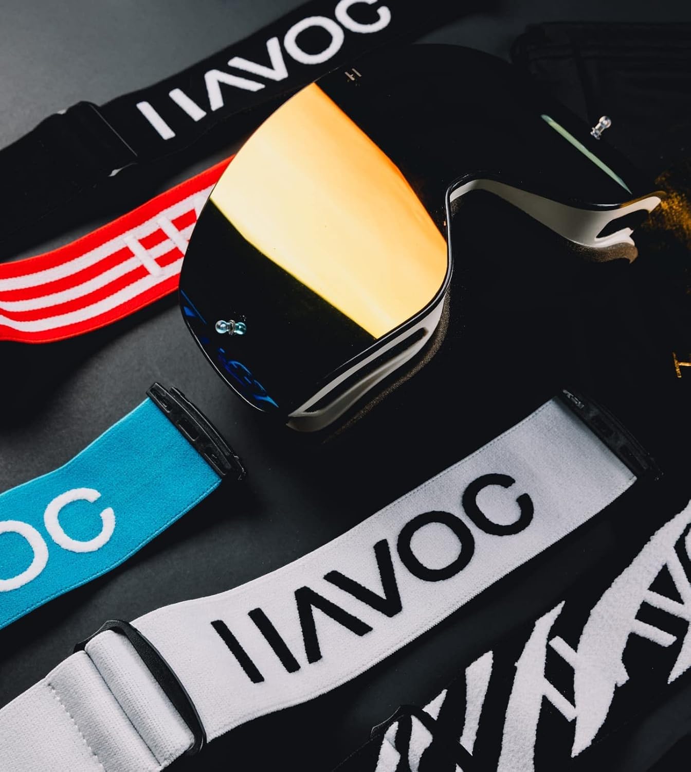 Havoc Racing Gafas magnéticas sin marco, para motocross, motocross, motocross, snowboard, ATV y UTV – Gafas antivaho con bloqueo UV