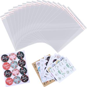 Bolsas de celofán resellables transparentes grandes de 14 x 20 pulgadas para productos de embalaje, 300 bolsas de regalo autosellantes, bolsas de Bolsas de celofán resellables transparentes grandes de 14 x 20 pulgadas para productos de embalaje, 300 bolsas de regalo autosellantes, bolsas de