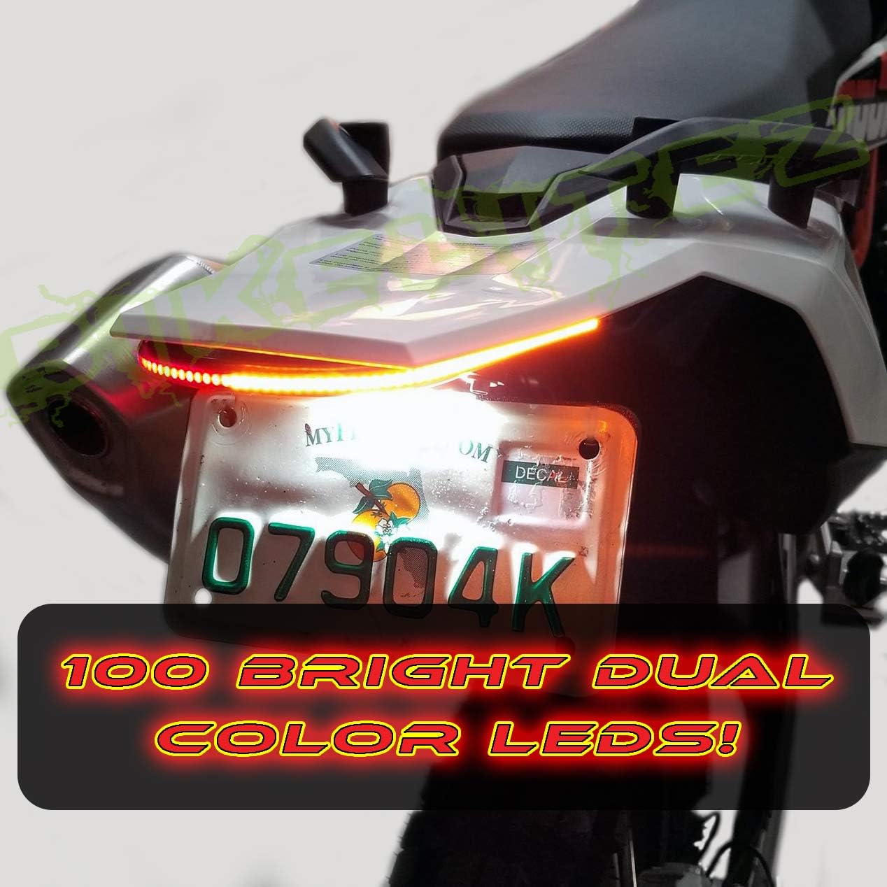 marca se adapta a la KTM 690 Enduro SMC R (2016-2018) Eliminador de guardabarros ahumado luz trasera integrada