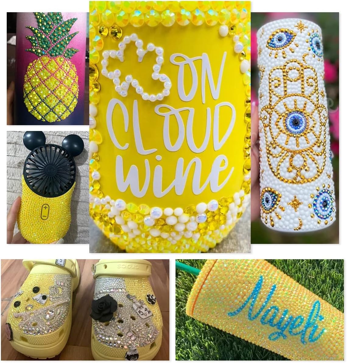 3060 diamantes de imitación de resina AB de color amarillo limón para manualidades, diamantes de imitación de resina citrino AB con parte trasera