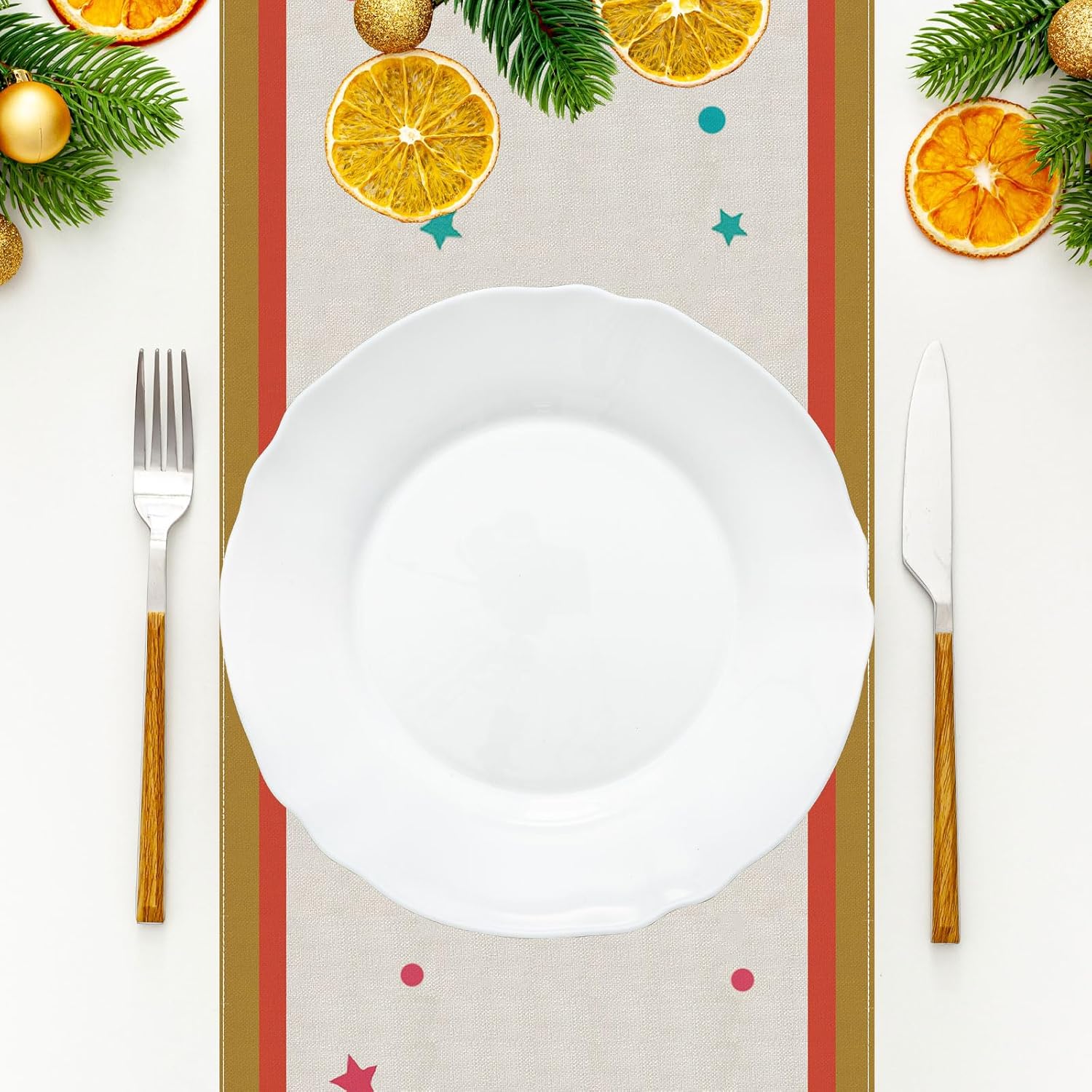 Camino de mesa de gnomo de Navidad para decoración de mesa de invierno para el hogar, cocina, comedor, cena, interior, exterior, fiesta, decoración