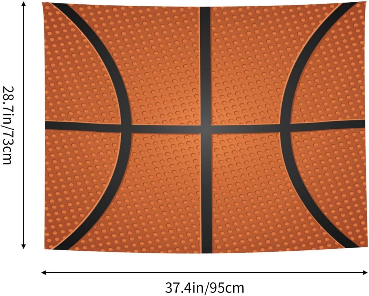 Fiephvsa Tapiz suave con estampado de baloncesto, tapices para colgar en la pared, pintura, ropa de cama para dormitorio, pasillo, dormitorio, sala