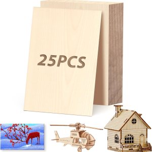 25 hojas de madera de balsa, hojas de madera contrachapada de 4 x 6 x 0.06 pulgadas, hojas de madera contrachapada de tilo, madera rectangular en 25 hojas de madera de balsa, hojas de madera contrachapada de 4 x 6 x 0.06 pulgadas, hojas de madera contrachapada de tilo, madera rectangular en
