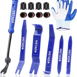 Wetado Juego de herramientas de extracción de moldura automática, 16 piezas, kit de herramientas de plástico para automóvil, clip, audio, tableros, Wetado Juego de herramientas de extracción de moldura automática, 16 piezas, kit de herramientas de plástico para automóvil, clip, audio, tableros,