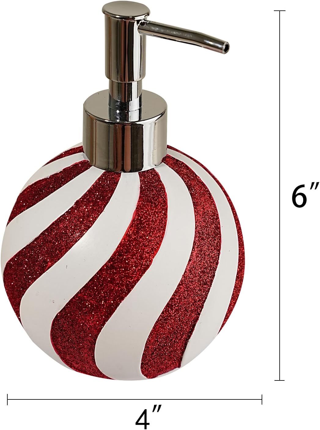 Dispensador de jabón navideño para baño, dispensador de jabón líquido de manos para cocina, 12 onzas