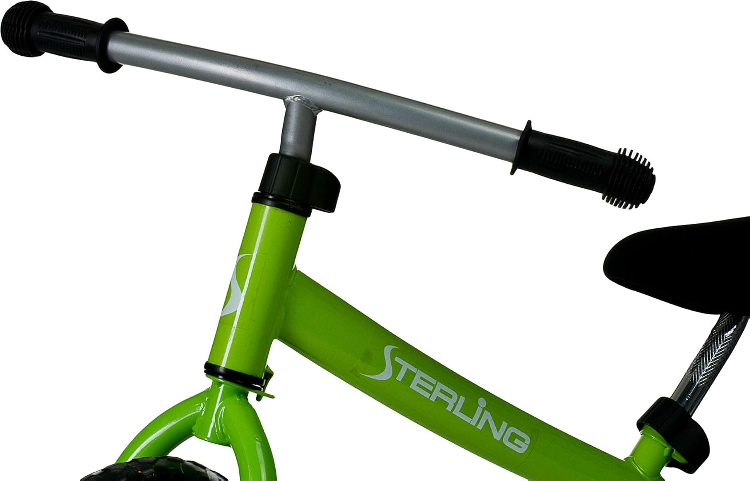 Bicicleta de equilibrio para niños de 3 a 5 años, neumáticos de 12 pulgadas, bicicleta de entrenamiento sin pedal para niños pequeños y niñas, verde