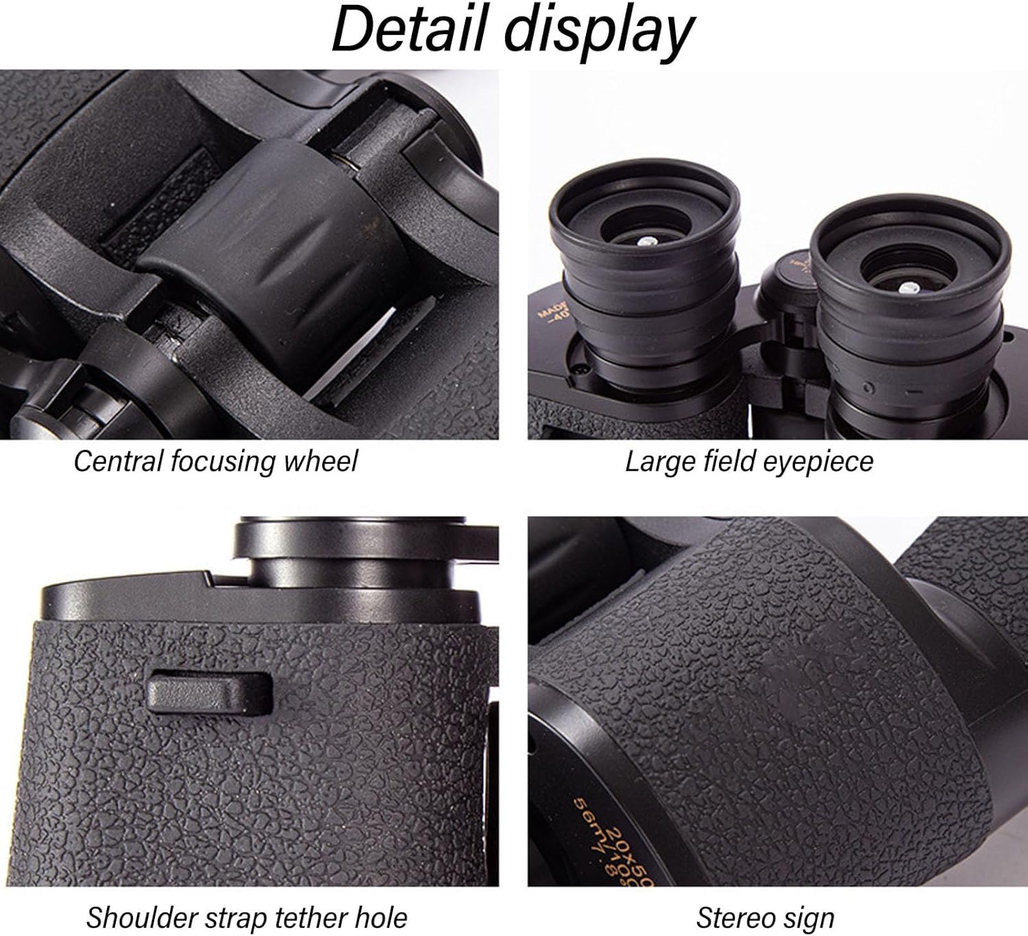 10x Magnification Binoculars with Large Aperture Objective Lens, 10x Telephoto Lens, Multi Layer Coating, for Bird Watching and Long Distance