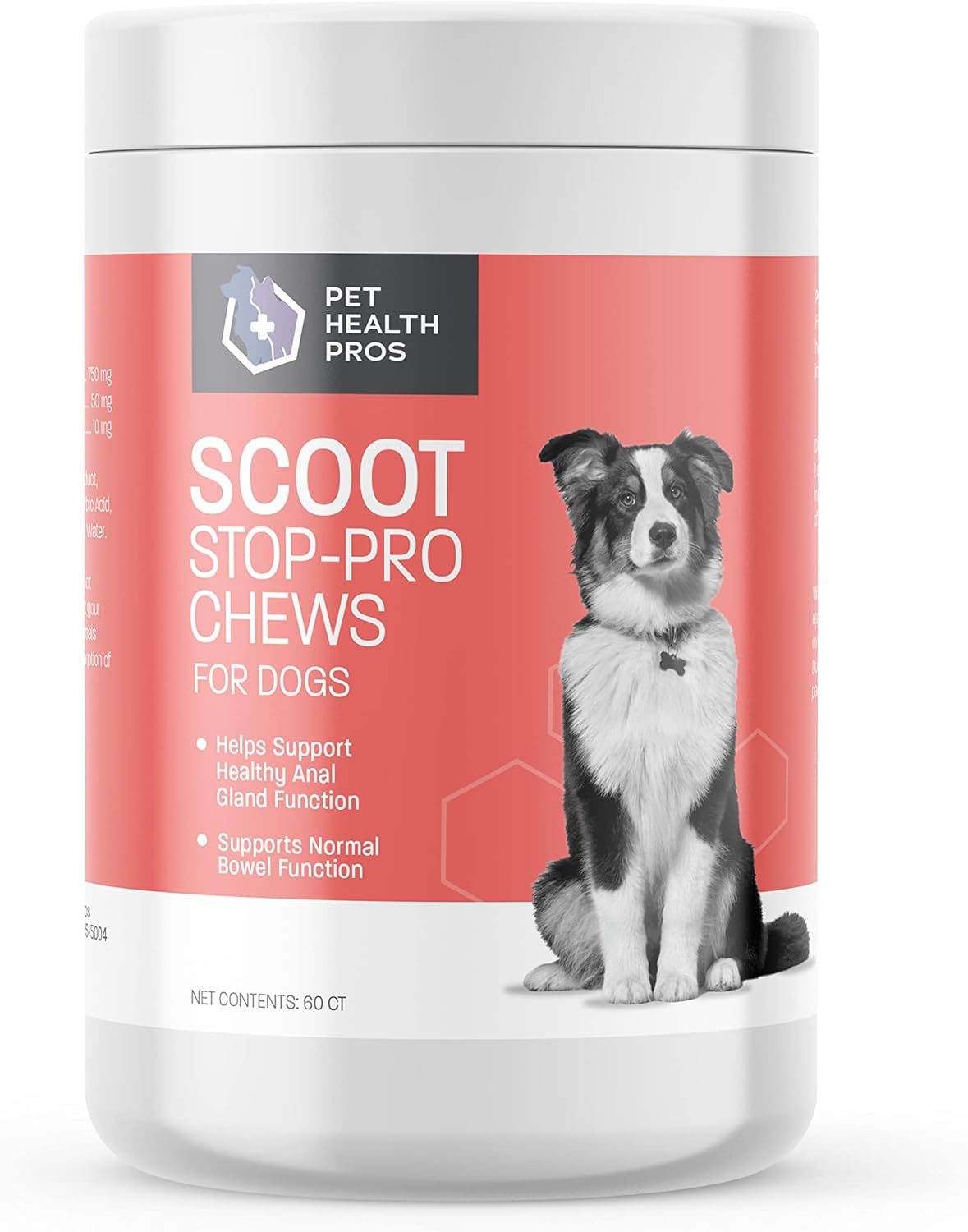 Scoot Stop-Pro – Masticables suaves para perros – Soporte de glándula anal – Fibra de perro para perros Calabaza para la digestión de perros – Apoya