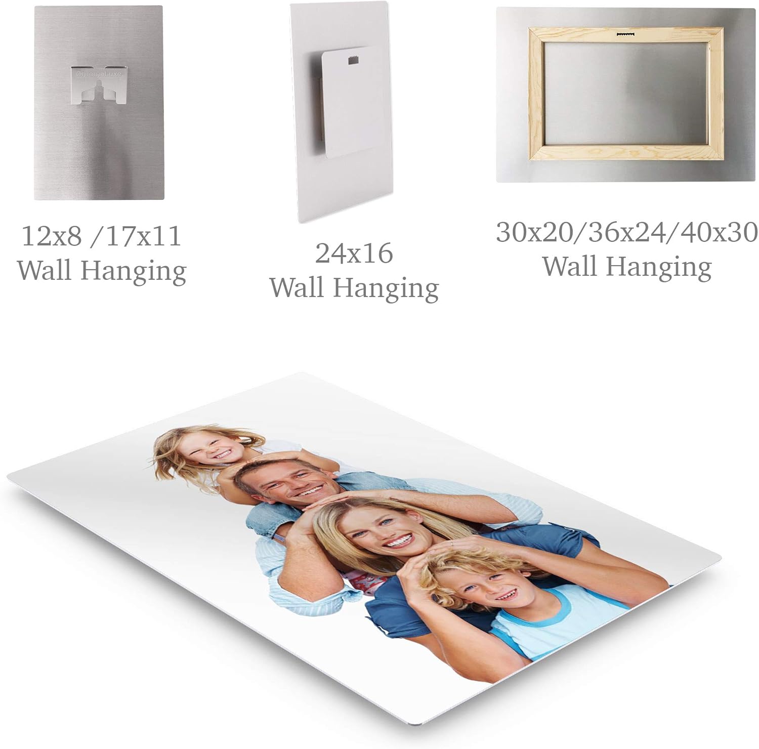 Smile Art Design Imagen personalizada de metal para decoración de pared, impresión de metal, pon tu foto en metal, impresiones fotográficas