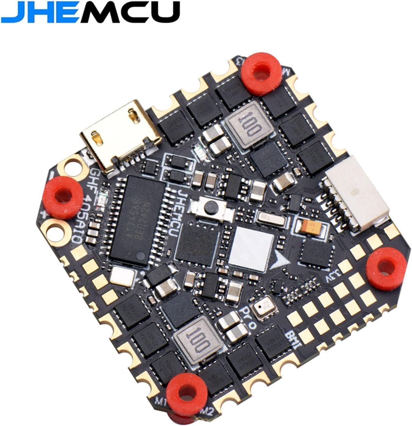 GHF405AIO-BMI F405 Controlador de vuelo W5V 10V BEC incorporado 40A BLHELI_S 2-6S 4 en 1 ESC 25.5X25.0.197 in para FPV Drone