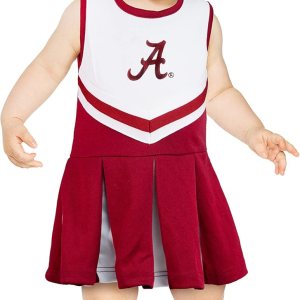 Little King NCAA – Vestido de una pieza para niñas pequeñas, tallas 6M, 12M, 18M, 2T, 3T, 4T Little King NCAA – Vestido de una pieza para niñas pequeñas, tallas 6M, 12M, 18M, 2T, 3T, 4T