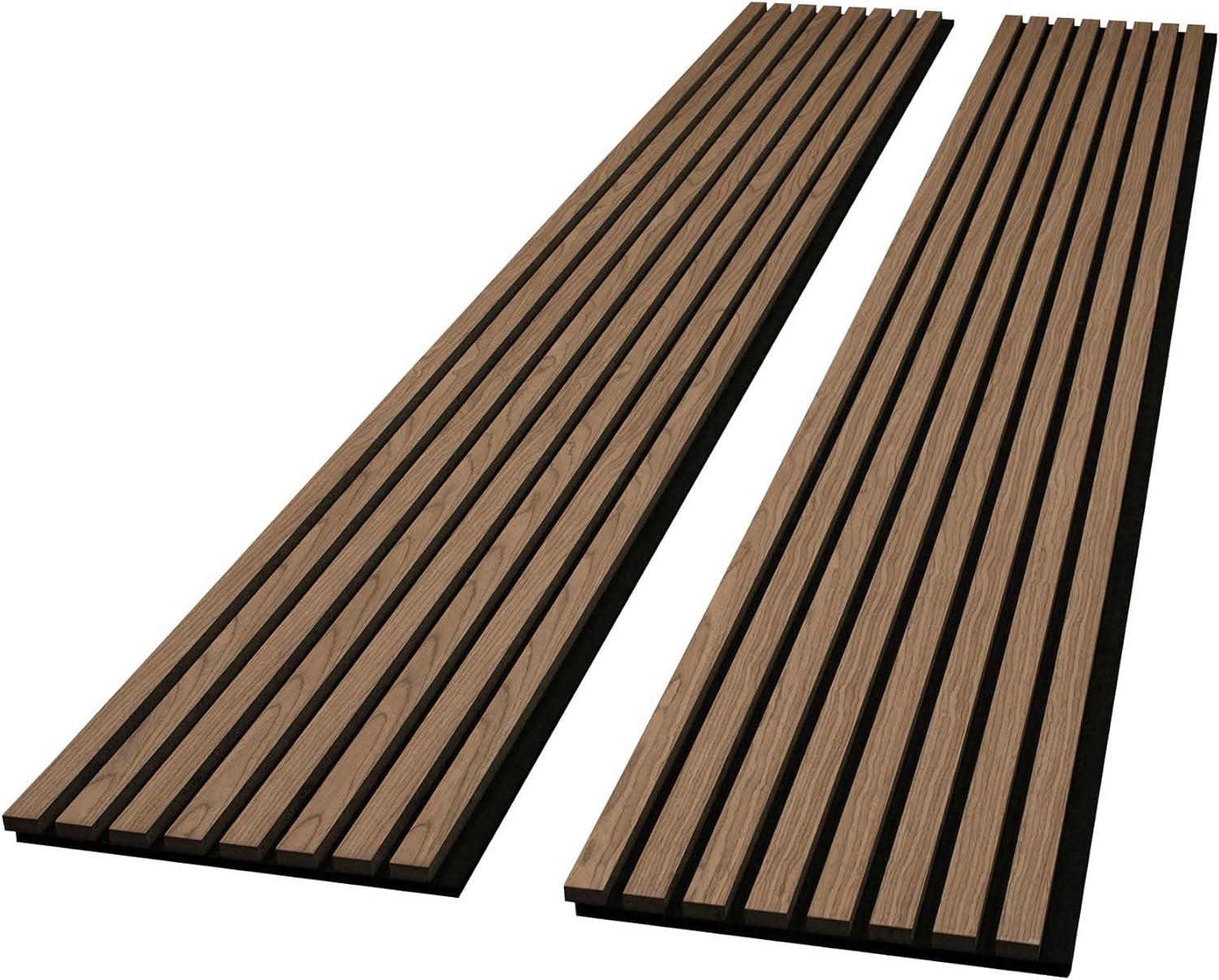American Pro Decor Panel acústico de 12.5 pulgadas de ancho x 94.5 pulgadas de largo x 0.82 pulgadas de grosor, longitud completa, paquete de 2,