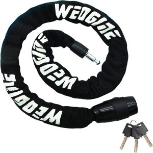 Candado de cadena para bicicleta, cerradura de cadena antirrobo de alta resistencia, cerraduras de seguridad para bicicleta de 2.72 pies con 3 Candado de cadena para bicicleta, cerradura de cadena antirrobo de alta resistencia, cerraduras de seguridad para bicicleta de 2.72 pies con 3