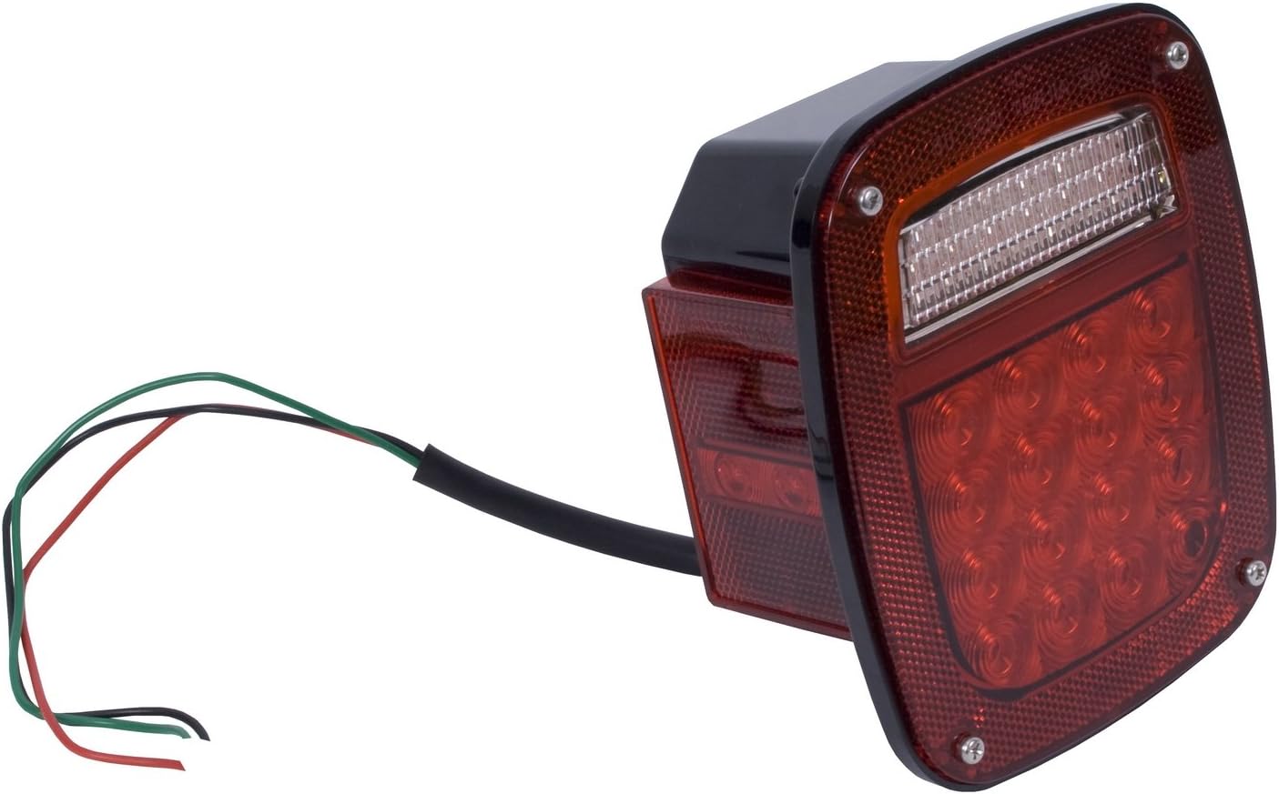 Rugged Ridge  Conjunto de luz trasera, izquierda, LED  12403.83  Compatible con Jeep CJ & Wrangler 1976-2006