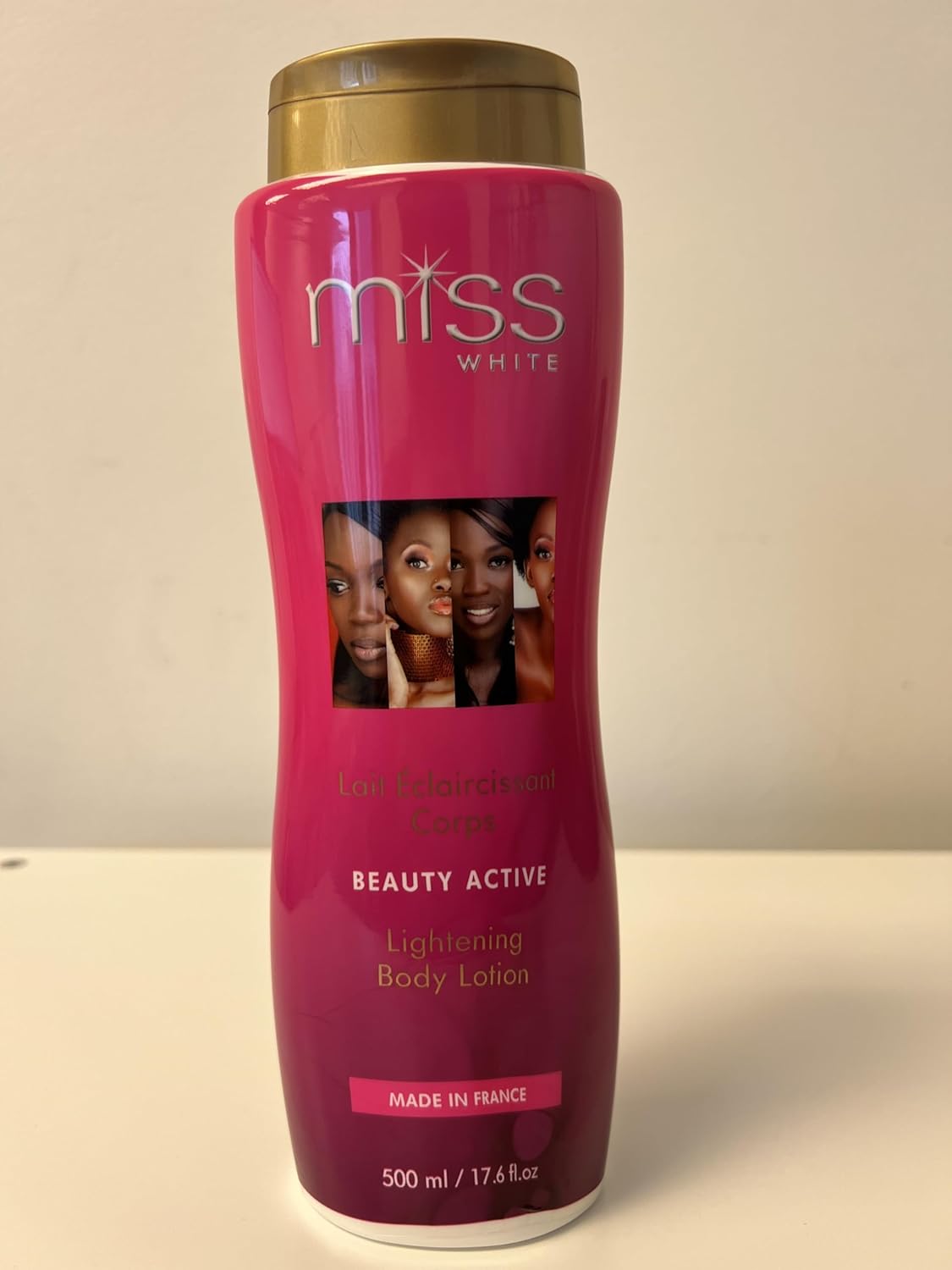 FAIR & WHITE -Miss White, Loción Corporal Iluminadora para la Piel  13.5 Fl oz  13.5 fl oz  Loción Hidratante, Ayuda a Reducir los pigmentos en