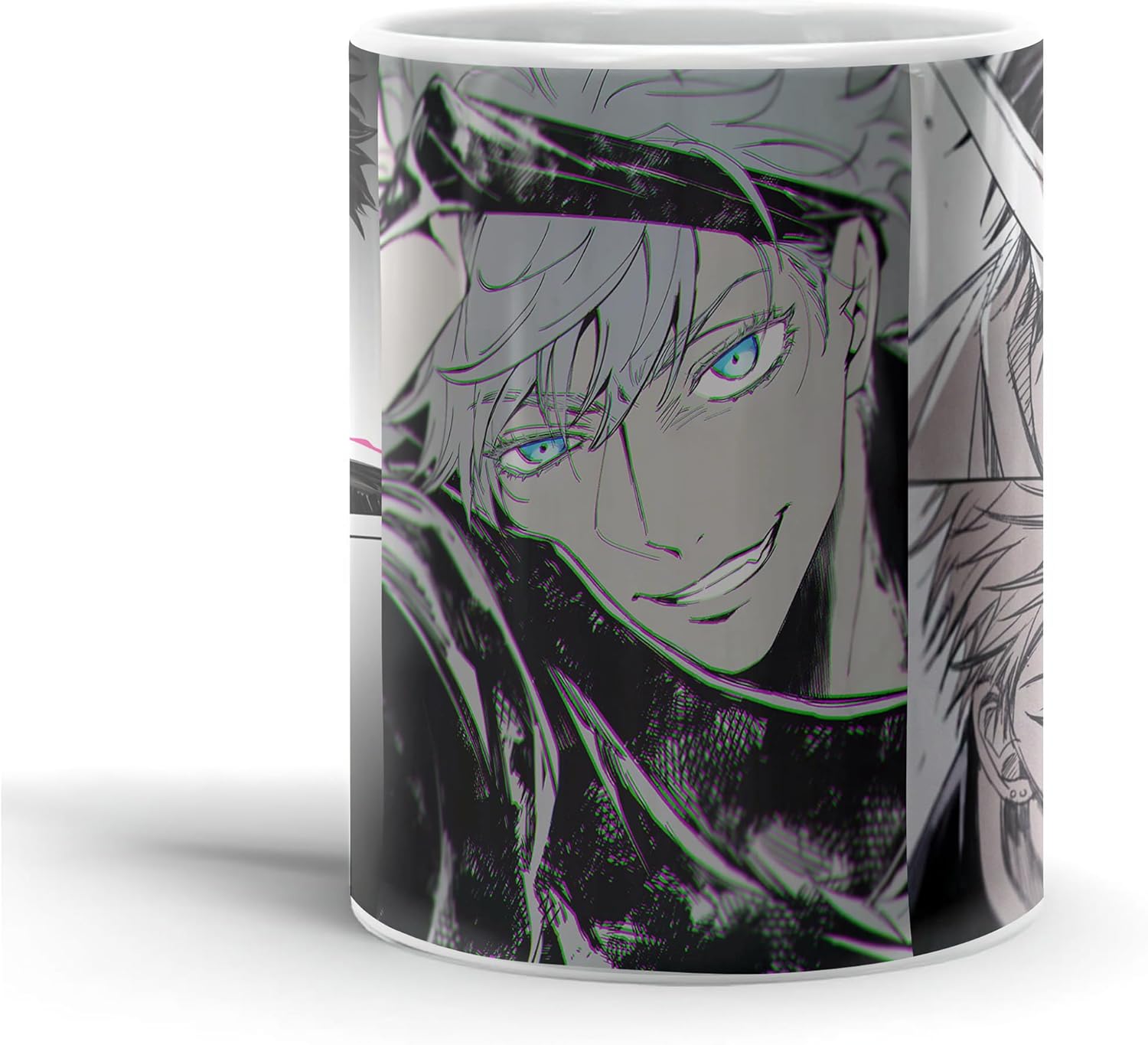 Tazas de té Jujutsu Collage sukuna White Ceramic Kaisen Gifts 11oz 15oz Taza clásica para té, café, café con leche o chocolate