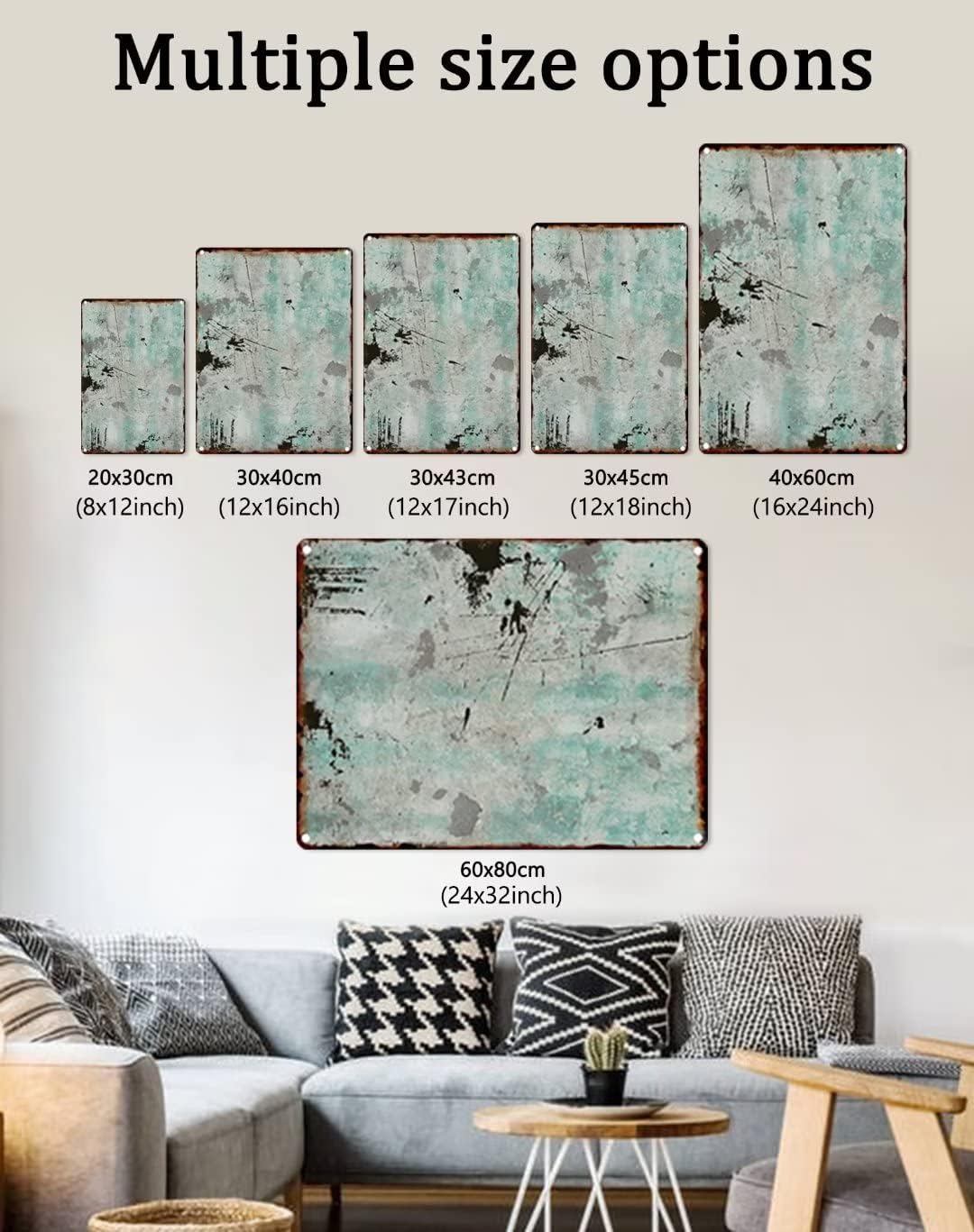 Cartel de metal para terapeuta de masaje, letrero de metal mejorado para escalas de dolor, decoración de pared, regalo para personas, cueva,