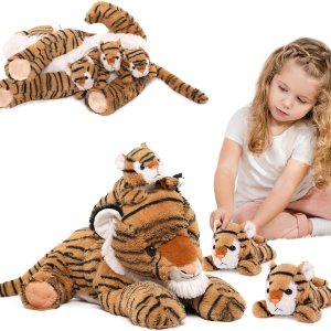MaoGoLan Animales de peluche de tigre para niños mamá tigre con 3 tigres pequeños 4 piezas de animales de tigre a granel para la colección de animales de peluche regalo de cumpleaños Colombia MaoGoLan Animales de peluche de tigre para niños mamá tigre con 3 tigres pequeños 4 piezas de animales de tigre a granel para la colección de animales de peluche regalo de cumpleaños Colombia