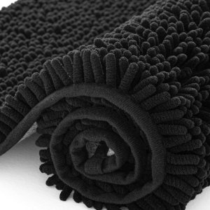 DEXI Alfombras de baño, tapetes de baño de felpilla para suelo de baño, antideslizantes, absorbentes, lavables, alfombras de ducha de felpa para DEXI Alfombras de baño, tapetes de baño de felpilla para suelo de baño, antideslizantes, absorbentes, lavables, alfombras de ducha de felpa para