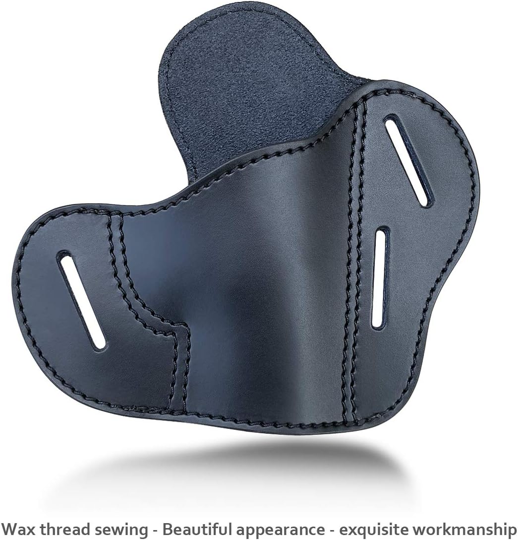 Funda 1911 1911 .45  0.354 in  4.25 pulgadas  4.25 pulgadas  4.5 pulgadas Funda de cuero OWB – Se adapta a la mayoría de pistolas estilo 1911PT1911