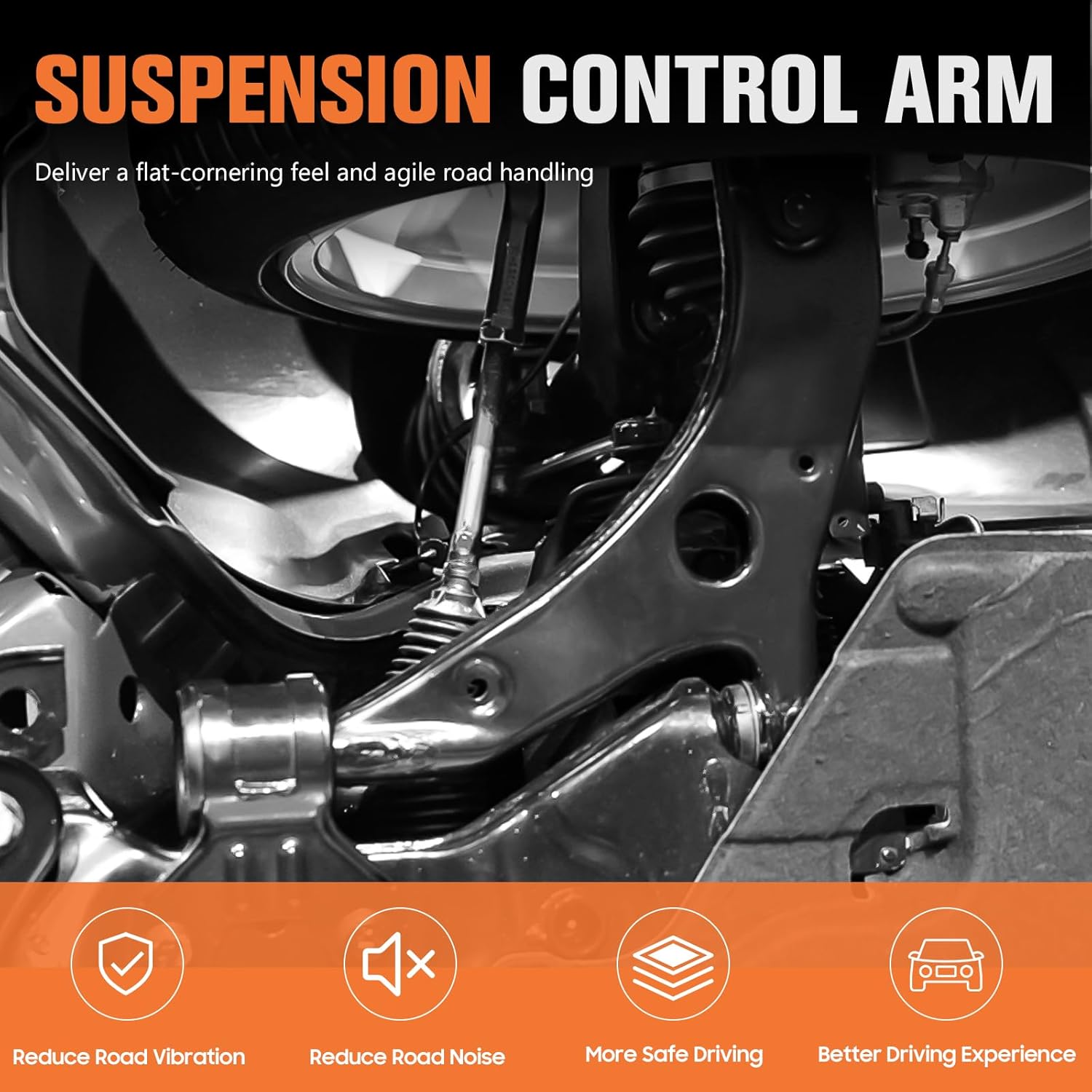 Kits de suspensión de brazos de control inferiores delanteros para Volkswagen Beetle 2001-2010, para golf 2003-2006, para Jetta 2001-2005, juego de
