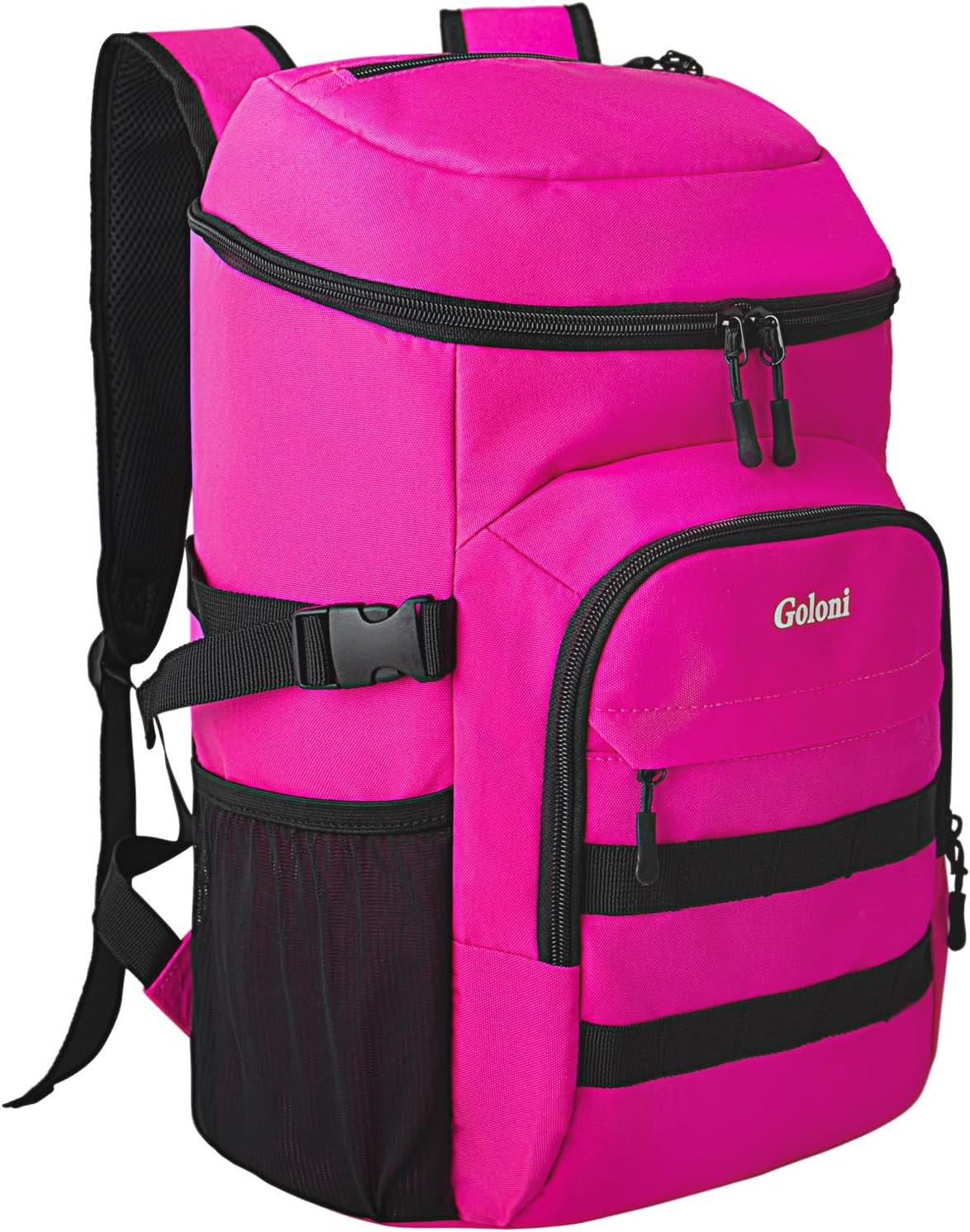 Mochila enfriadora con forro extraíble, a prueba de fugas, aislada, pequeña mochila de almuerzo para hombres, trabajo con abridor de botellas