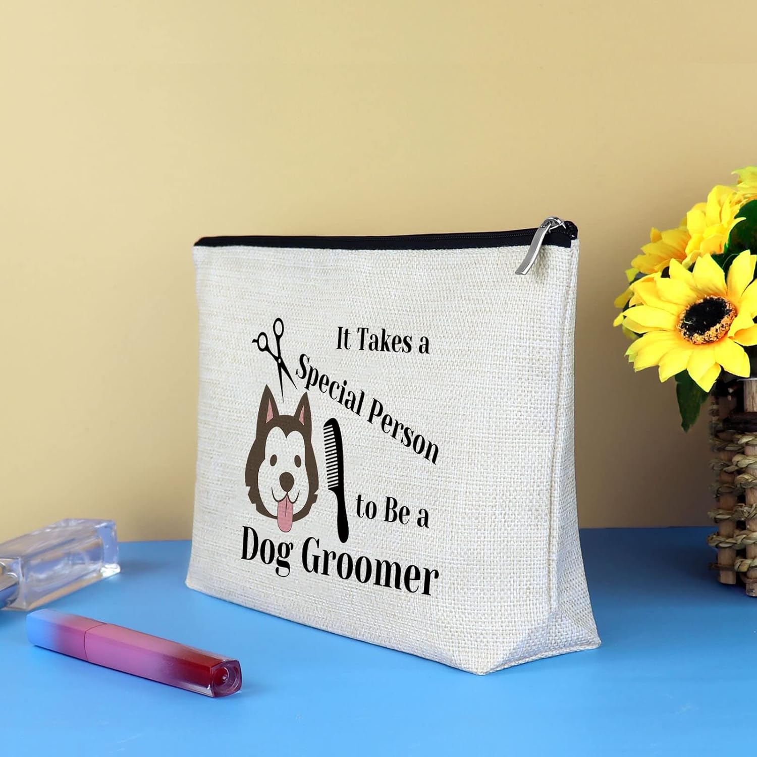 Bolsa de maquillaje para perros, Regalo para amantes de los perros 830_NO2