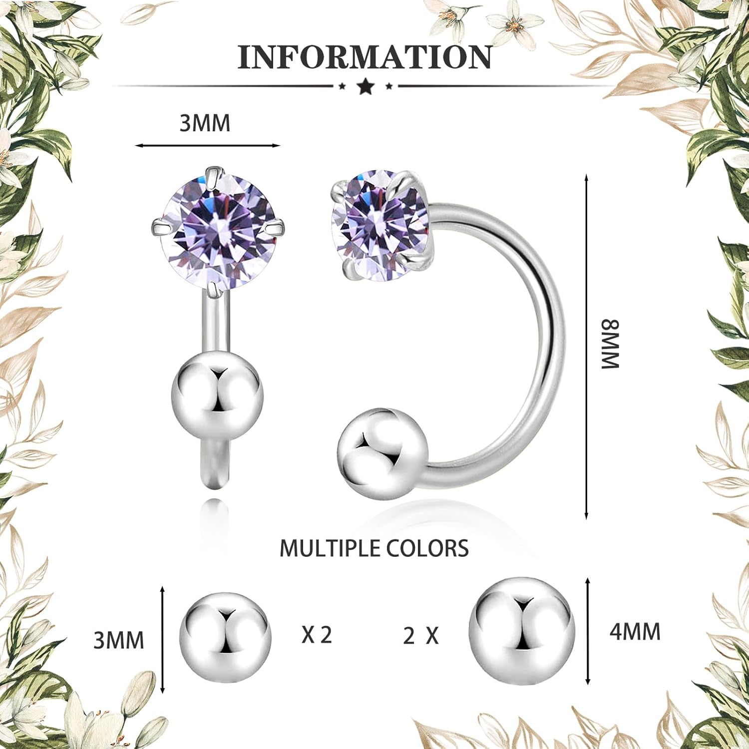 Huggie Half Hoop Earrings for Women Girl Tiny Cartilage Earring Birthstone Stud Earrings For Women Hypoallergenic Stud Earrings Cartilage Earring