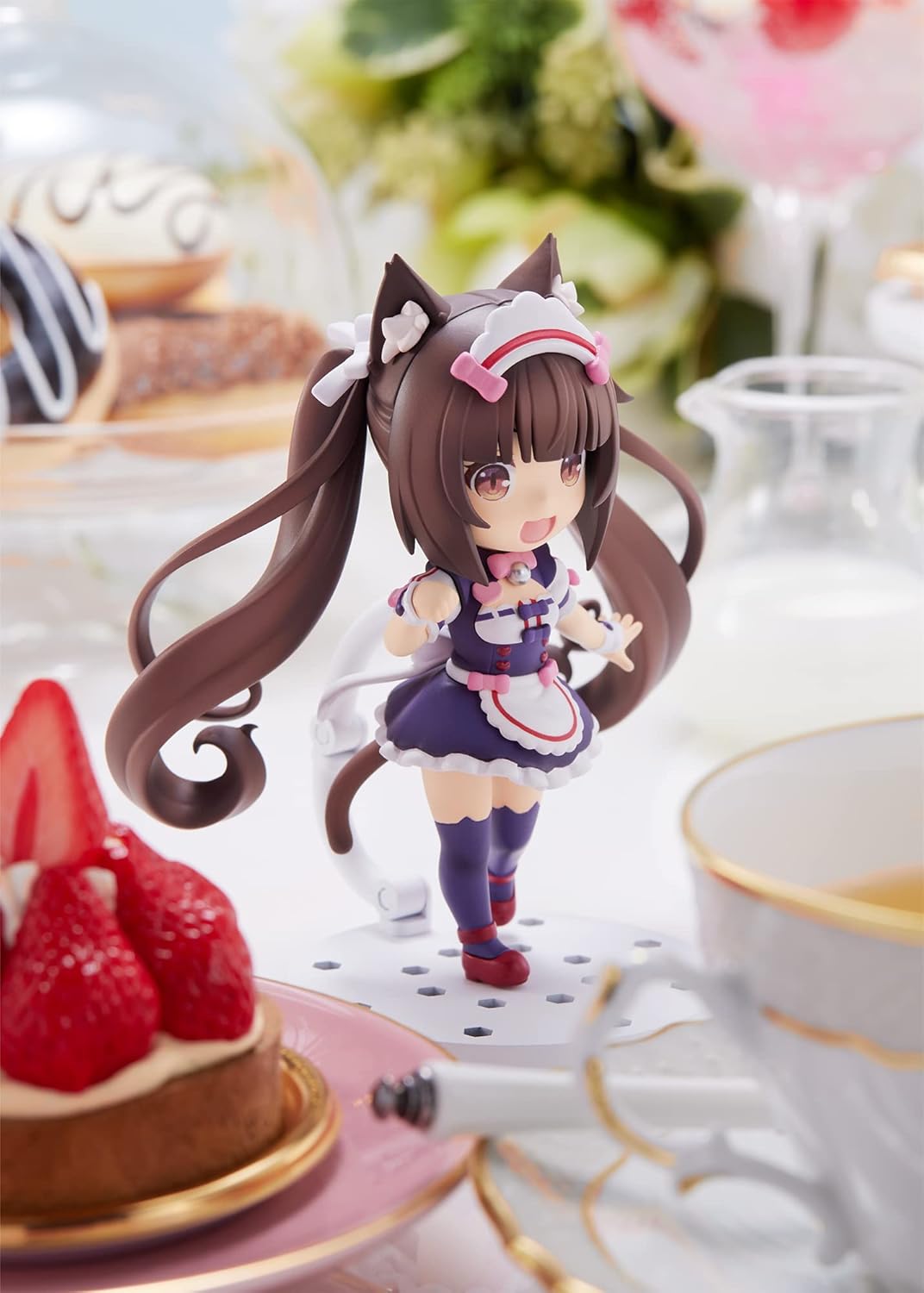 Plum Nekopara Chocola Mini-Figure 100 – Figura de PVC sin escala, multicolor, 4 pulgadas