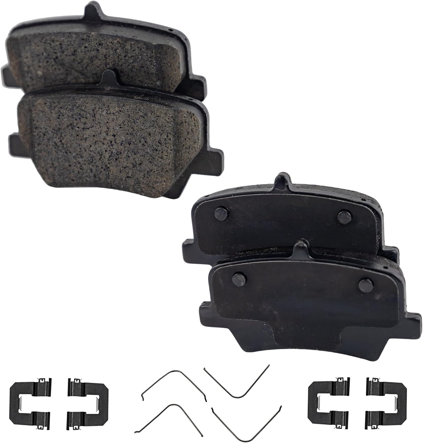 Garage-Pro Juego de pastillas de freno compatible con Volvo XC40 2019-2022 trasero de chasisVIN 191899 incluye clips