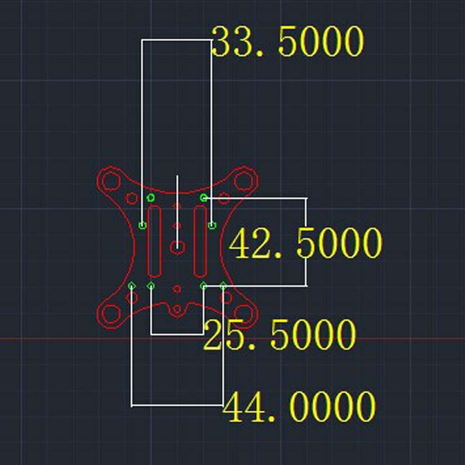 Juego antivibración para Gopro Hero DJI Phantom 2 Vision Plus Walkera Qr X350 PRO