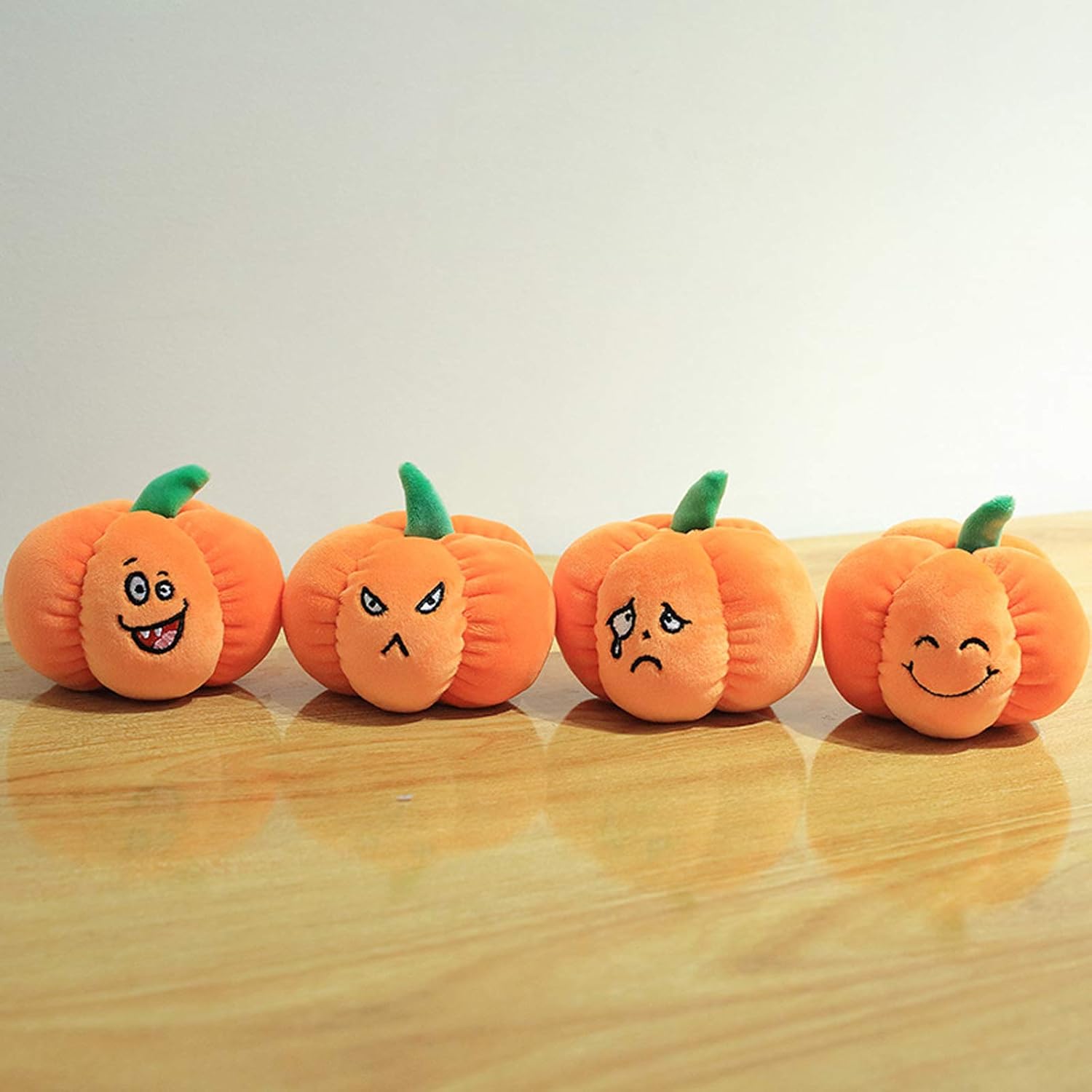 REFAHB Almohada decorativa de calabaza esponjosa y duradera para Halloween, almohada decorativa para sofá, almohada de felpa de calabaza suave,