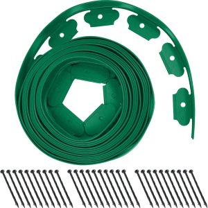 KoKoWill Kit de bordes de paisaje sin excavación, borde de jardín de 33 pies de longitud con 30 picos para paisajismo, césped, jardines de flores, KoKoWill Kit de bordes de paisaje sin excavación, borde de jardín de 33 pies de longitud con 30 picos para paisajismo, césped, jardines de flores,