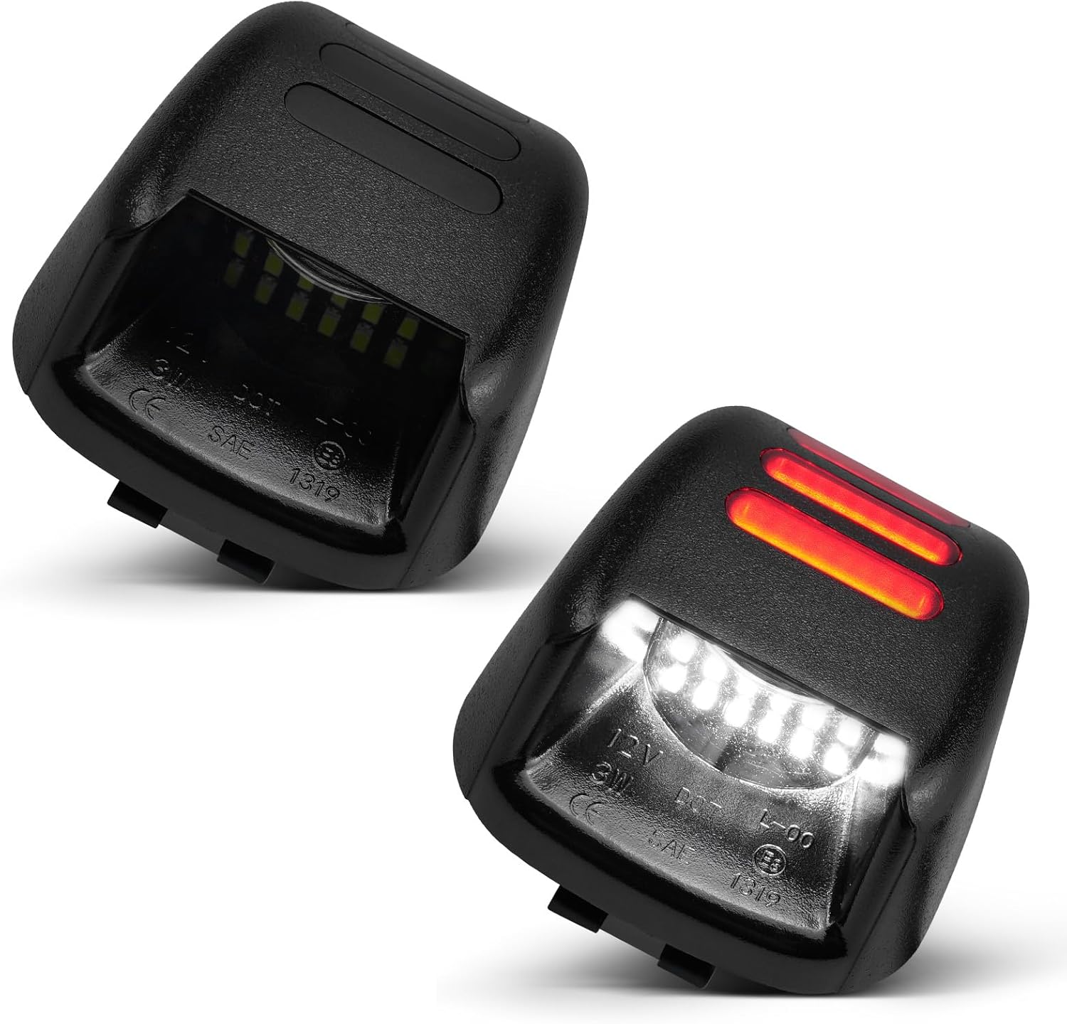 Tubo de neón OLED LED para placa de matrícula de repuesto para camioneta Nissan Frontier Titan Xterra Armada Suzuki Equatorx, paquete de 2