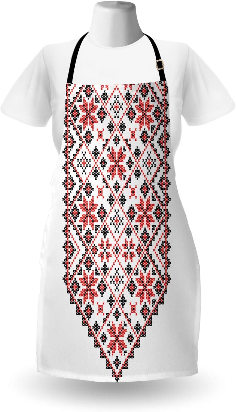 Lunarable Digital Printed Multicolor Aprons