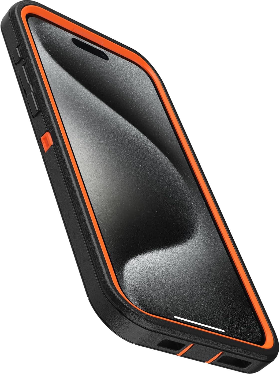 OtterBox Funda para iPhone 15 Pro MAX (solamente) Defender Series – REALTREE EDGE (naranja BlazeNegroRT Edge), resistente y duradera, con protección