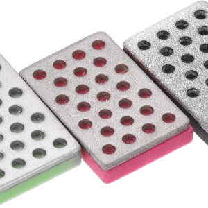 PATIKIL Piedra de diamante extragruesafinaextrafina de 1.2 x 0.8 pulgadas, para esquí, snowboard, paquete de 3 afiladores de bordes de esquí, limas PATIKIL Piedra de diamante extragruesafinaextrafina de 1.2 x 0.8 pulgadas, para esquí, snowboard, paquete de 3 afiladores de bordes de esquí, limas