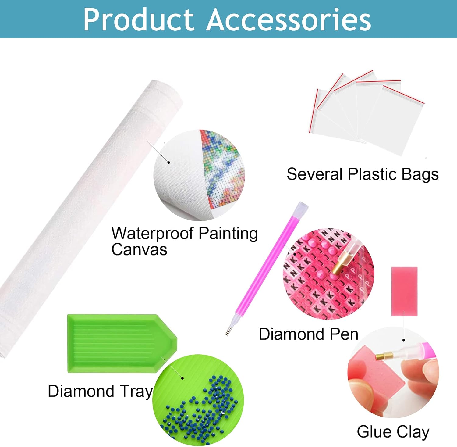 Reofrey Kits de pintura de diamantes para adultos indios, arte de diamantes de belleza, taladro completo, accesorios de pintura de diamantes de